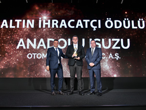 Anadolu Isuzu’ya Uludağ Otomotiv Endüstrisi İhracatçıları Birliği’nden “İhracat Başarı Ödülü”