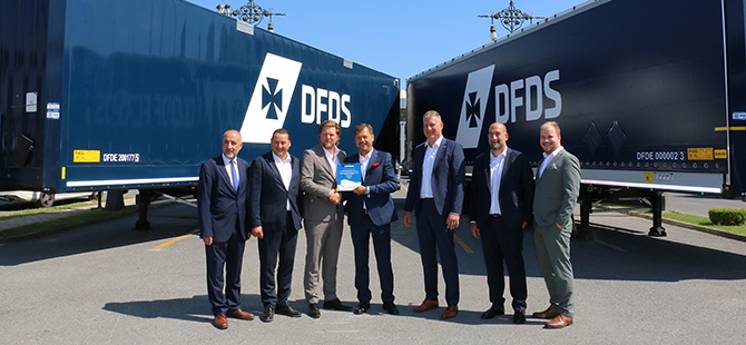Krone’den DFDS’ye 1050 Treyler Teslimatı