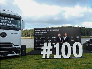 AYK Lojistik Filosunu 100 Adet Actros L ile Genişletti