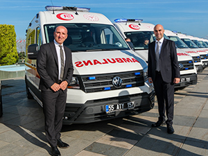 Samsun Büyükşehir Acil Sağlık Filosu Volkswagen Crafter ile Güçlendi