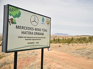Mercedes-Benz Türk Gençlere Desteğini Çevre Projesiyle Birleştiriyor