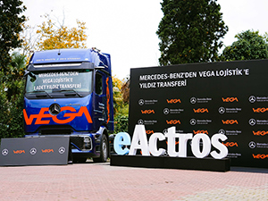 Vega Lojistik Filosunu Mercedes-Benz eActros 600 ile Genişletti