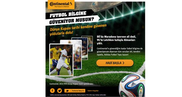 Continental FIFA Dünya Kupası’na Özel Yarışma Başlatıyor