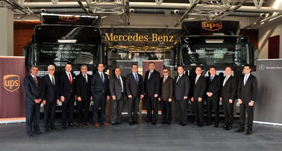UPS Filosunu Mercedes-Benz İle Güçlendirdi