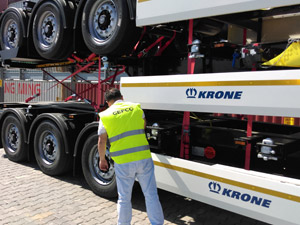 21 Tonluk Treylerler Gefco Türkiye tarafından Fas ve Cezayir’e Taşındı