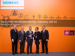 Siemens’ten Borusan Lojistik’e Yılın Lojistik Tedarikçisi Ödülü