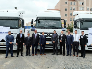 Mercedes-Benz Türk’ten HAMA’ya 206 Adet 2’nci El Çekici ve Treyler