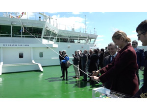 Christening Of The “Grande New York” Held In The Port Of New York-New Jersey