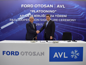 Ford Otosan AVL İşbirliği Otonom Kamyon Konvoyları Geliştirecek