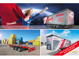 transport logistic 2019 – Kögel displays NOVUM-generation trailers and services