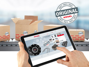 Optimised Kögel Parts Shop with new intelligent warranty management