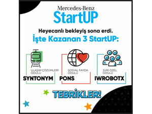 Mercedes-Benz StartUP 2021’in Kazananları Açıklandı