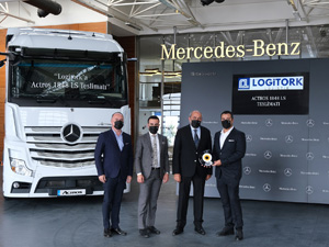 Logitork Lojistik 10 adetlik Mercedes-Benz Actros 1848 LS Siparişini Teslim Aldı