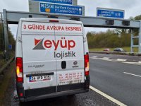 Eyüp Lojistik Minivanları Avrupa Yolunda Hava Kargo İle Rekabet Ediyor