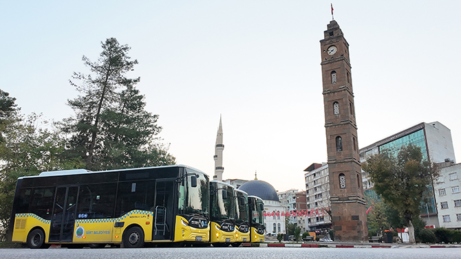 Allison Donanımlı Isuzu Novociti Life Midibüsler, Siirt Yollarında Fark Yaratıyor