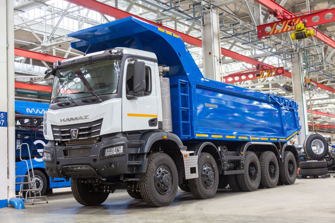 Allison Tam Otomatik Şanzıman Donanımlı Yeni KamAZ Yük Kamyonu