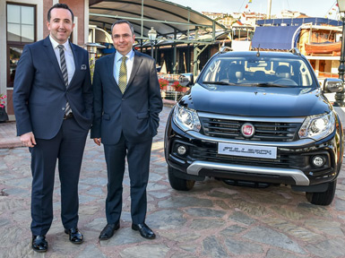 Fiat İş Birimi Direktörü Altan Aytaç ve Fiat Profesyonel Pazarlama Müdürü Hasan Erdoğan