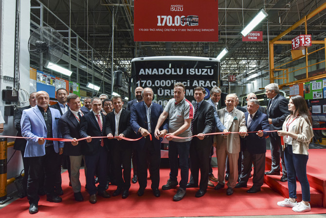 Anadolu Isuzu 170 Bininci Aracını Üretti