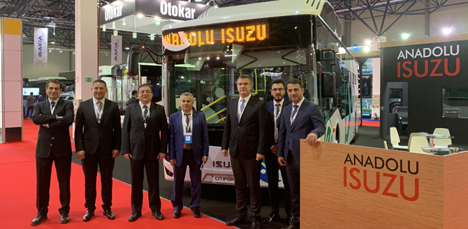 Anadolu Isuzu Busworld Central Asia Fuarına Katıldı