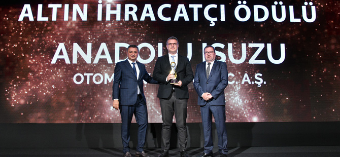 Anadolu Isuzu’ya Uludağ Otomotiv Endüstrisi İhracatçıları Birliği’nden “İhracat Başarı Ödülü” 
