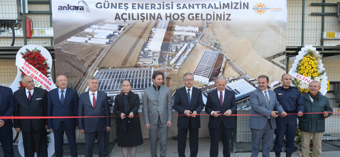 Ankara Lojistik Üssü Çatı Üstü Güneş Santralini Devreye Aldı