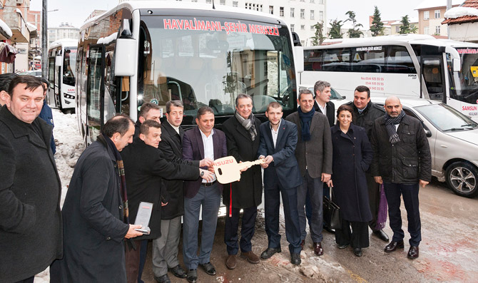 Samsun Havalimanı taşımalarını yapan BAFAŞ’a 8 adet Novo Lux