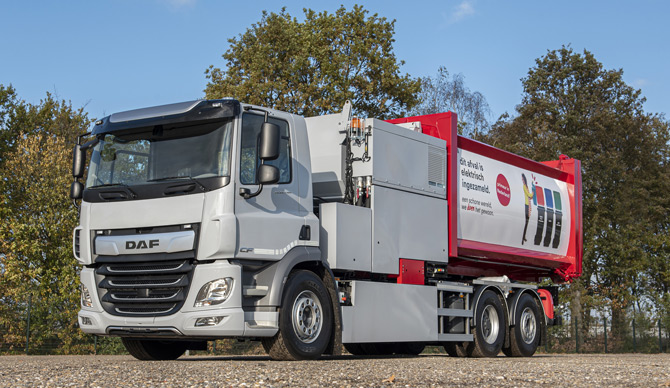 DAF CF Electric’le Çevreci Atık Toplama