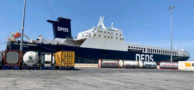 DFDS Akdeniz İş Birimi Patras-Trieste Seferlerine Başladı