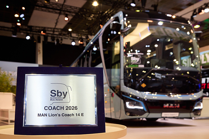 MAN Lion’s Coach E, “2026 Yılının Sürdürülebilir Otobüsü” Seçildi