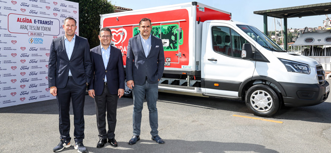 Algida Türkiye Ford’un E-Transit Araçlarını Dağıtım Ağına Ekledi