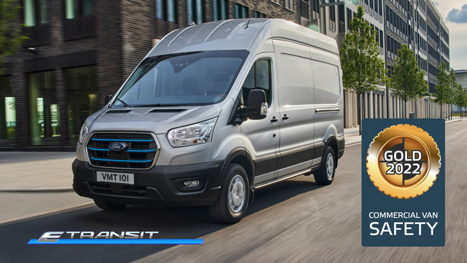 Ford E-Transit Euro NCAP Tarafından ‘Altın’ Ödüle Layık Görüldü