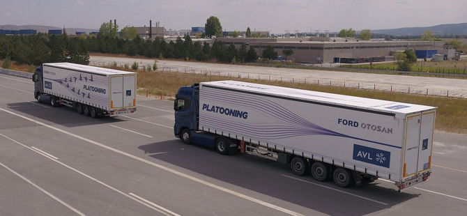 Ford Otosan ve AVL “Platooning” Teknolojisi İle Otonom Sürüşü Test Etti