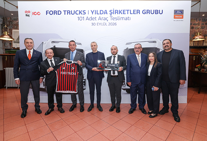 Ford Trucks’tan Yılda Şirketler Grubu’na 101 Araçlık Teslimat