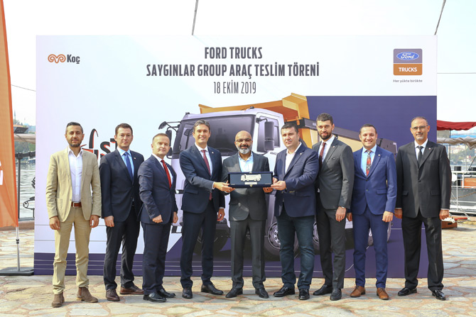 Saygınlar İnşaat Filosuna Ford Trucks İle Genişletti