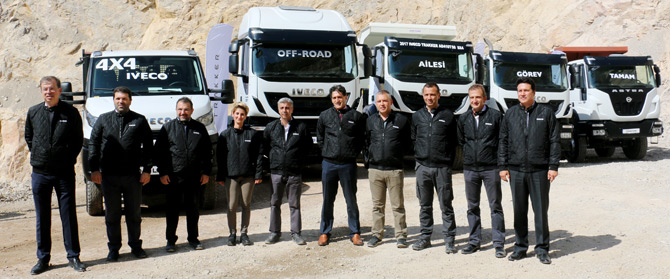 Iveco İnşaat ve Ağır Hizmet Araçlarını Madende Tanıttı