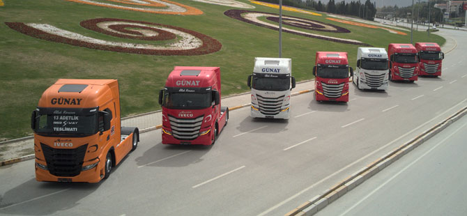 IVECO’dan Rengarenk Çekici Teslimatı