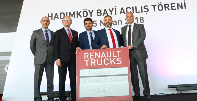 Koçaslanlar Hadımköy Şubesini Renault Trucks Dünya Başkanı İle Açtı