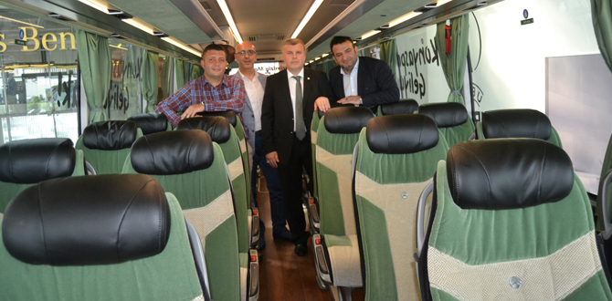 Atiker Konyaspor Yeni Mercedes-Benz Travego ile Avrupa Yolunda