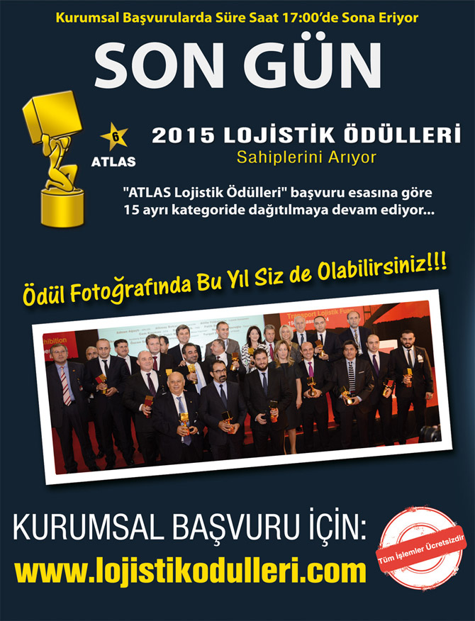 Lojistik Ödülleri 2015 Yarışmasında Son Gün Heyecanı