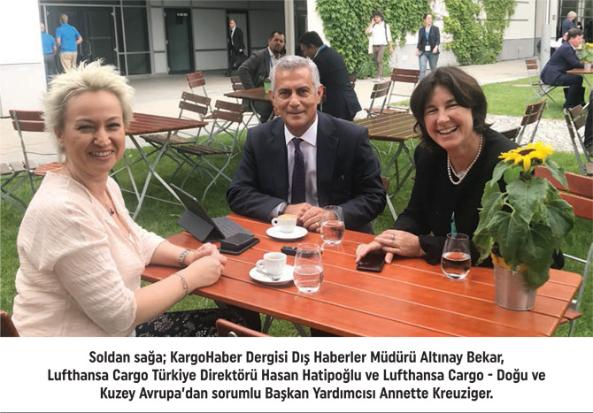 Lufthansa Cargo - Doğu ve Kuzey Avrupa’dan sorumlu Başkan Yardımcısı Annette Kreuziger & Lufthansa Cargo Türkiye Direktörü Hasan Hatipoğlu: Lufthansa Cargo Dijitalleşme Treninde İlk Vagona Yerleşmeyi Hedefliyor