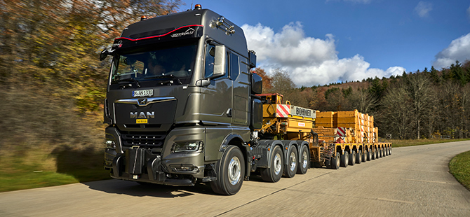 MAN TGX ile 250 Tonluk Güç MAN TGX ile 250 Tonluk Güç