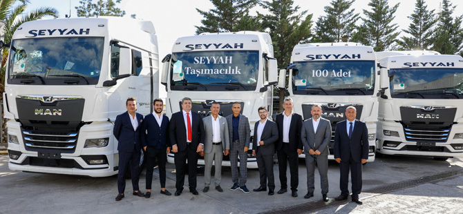 Seyyah Taşımacılık 100 Adet MAN TGX Çekiciyi Filosuna Ekledi