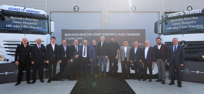 Güney Eksport Filosuna 100 Adet Mercedes-Benz Actros Ekledi