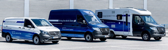 Mercedes’in Hafif Ticarileri Elektrikleşiyor: eVito Hazır- eSprinter Gelecek Yıl Geliyor