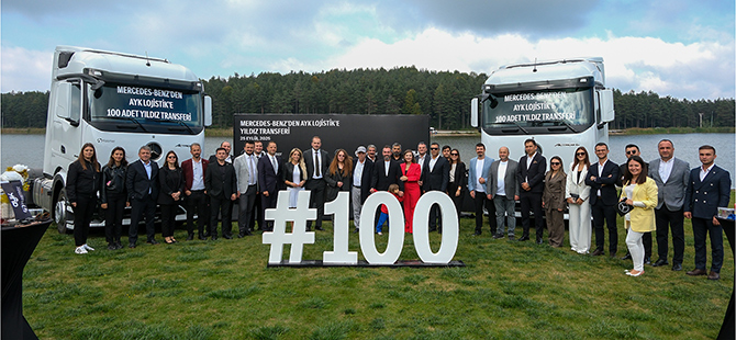 AYK Lojistik Filosunu 100 Adet Actros L ile Genişletti
