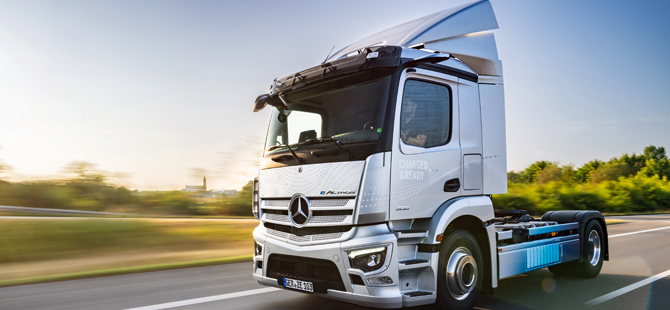 Mercedes-Benz eActros300 Türkiye’de Test Edilecek