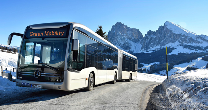 Mercedes-Benz eCitaro G Zorlu Kış Şartlarında Başarıyla Test Edildi