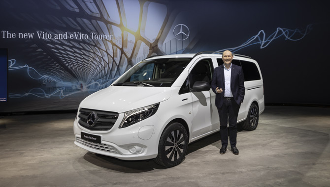 Mercedes-Benz eVito Tourer’ı Tanıttı: Vito 2020’ye Yenilenerek Giriyor