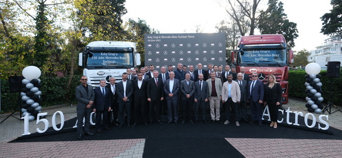 Mercedes-Benz Türk'ten Kılıç Grup'a 150 adet Actros