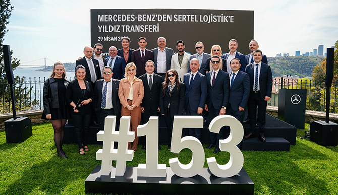 Mercedes-Benz Türk’ten Sertel Grup Lojistik’e 153 Araçlık Teslimat